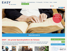 Tablet Screenshot of easy.ch